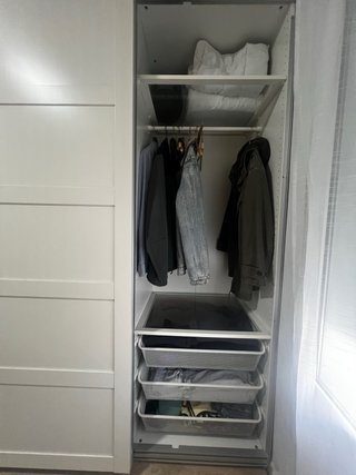 Armario IKEA PAX 150 cm blanco con puertas correde