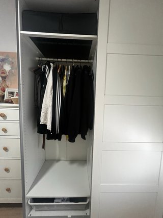 Armario IKEA PAX 150 cm blanco con puertas correde