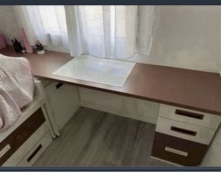 Cama nido juvenil con escritorio