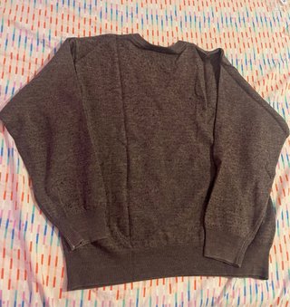 Maglione Moniti Lana Merinos Scollo V Marrone