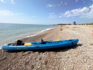 Kayak Doble Azul con Remos OCEAN ZEST TWO