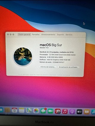 MacBook Air 13” Plata