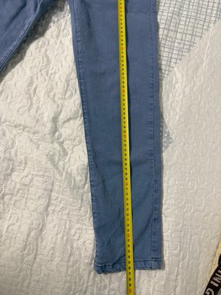 Pantalones pitillo azules