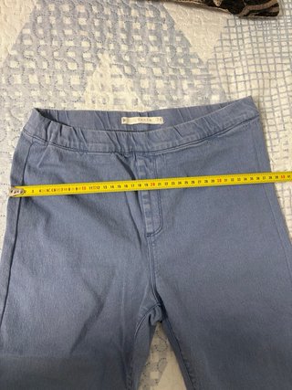 Pantalones pitillo azules