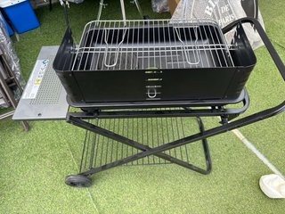 Barbacoa Carbón Portátil Negra