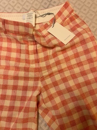 Pantalón cuadros vichy Scalpers rosa