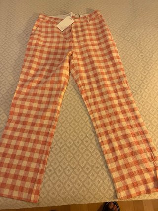 Pantalón cuadros vichy Scalpers rosa