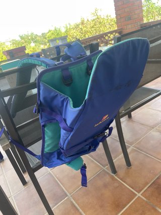 Mochila portabebés La Fuma azul