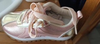 Zapatillas Niñ@s Rosa y Dorado Nuevas número 32