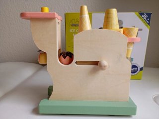 SMARTWO Máquina de Helados de Madera