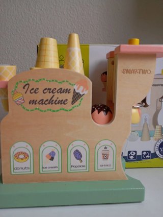 SMARTWO Máquina de Helados de Madera