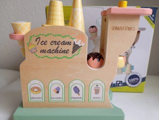 SMARTWO Máquina de Helados de Madera