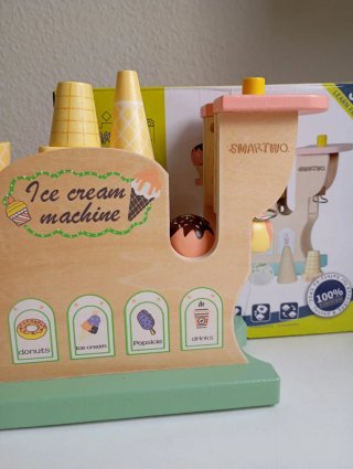 SMARTWO Máquina de Helados de Madera
