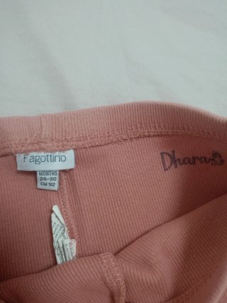Lote leggings niña cuadros
