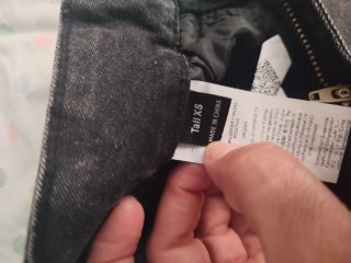 Pantalón corto vaquero negro lavado