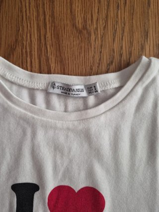 Lote 5 Camisetas Talla S: HM, Bershka, Stradivariu