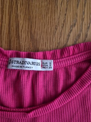 Lote 5 Camisetas Talla S: HM, Bershka, Stradivariu
