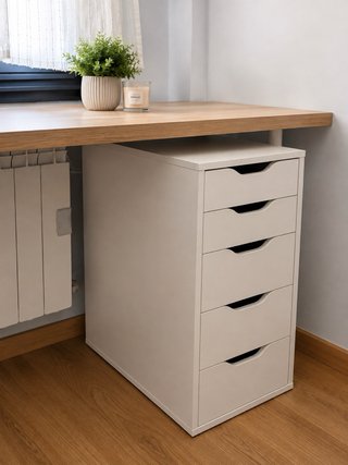 Escritorio 2m + Cajonera