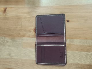 Billetera Tarjetero Cuero Marrón