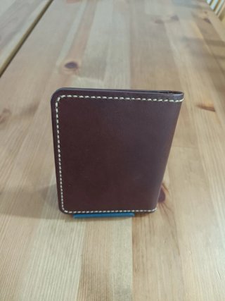 Billetera Tarjetero Cuero Marrón