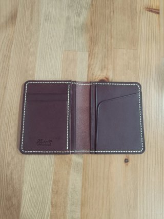 Billetera Tarjetero Cuero Marrón