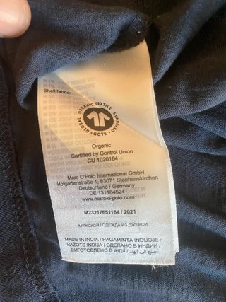 Camiseta Marc O'Polo Básica Azul Marino Talla M