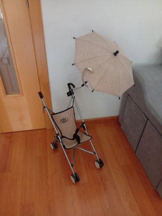 Carrito de paseo para bebé niña
