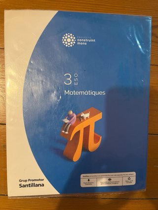 Libro matematicas 3r Eso