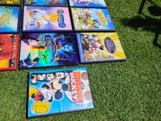Lote 10 DVDs Disney Infantiles