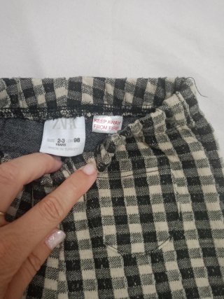 Leggings niña cuadros