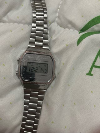 Casio A168WEM-7EF Vintage Plata