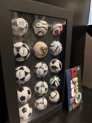 Collezione mini palloni Mondiali FIFA + portachiavi