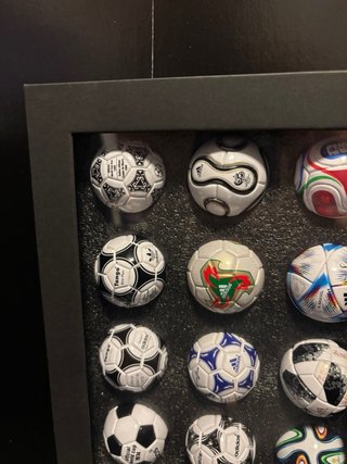 Collezione mini palloni Mondiali FIFA + portachiavi