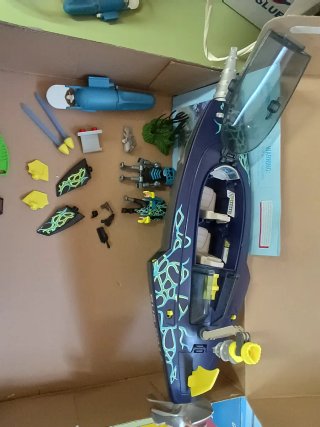 Playmobil Top Agents 70005 Submarino + Motor 7350