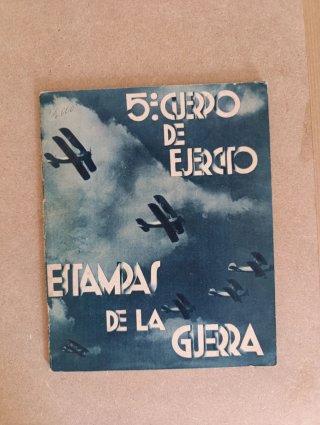 Antiguo libreto franquista conquista de Zaragoza