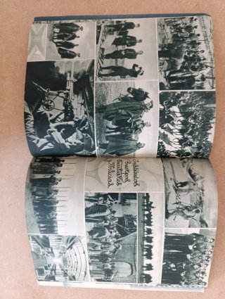 Antiguo libreto franquista conquista de Zaragoza