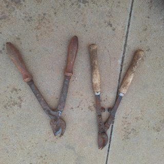 Tijeras de podar antiguas