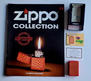 Zippo Rosso Design Quadrati, EDIZIONE LIMITATA