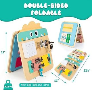 Tablero de Madera para Juguetes Niños 17 en 1