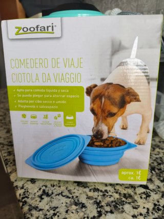 Comedero de viaje Zoofari plegable