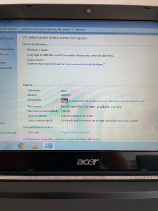 Acer Aspire One D255.