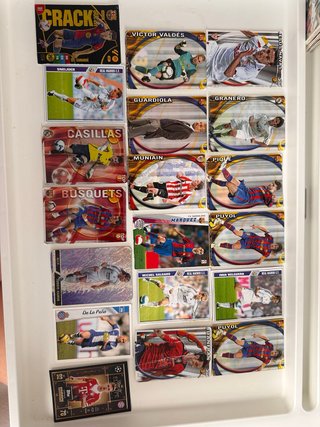 Colección cartas fútbol Crack, Panini
