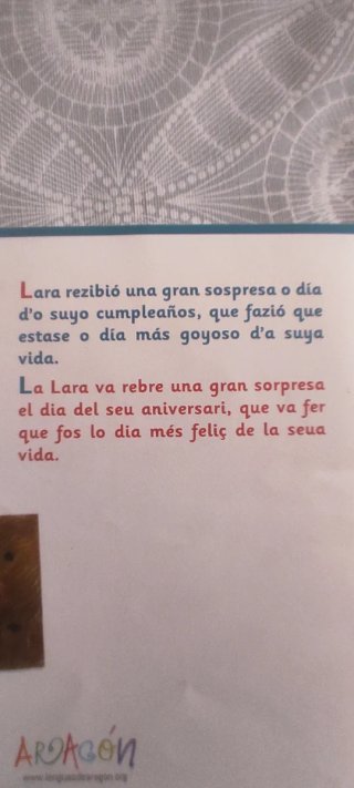Libro Sorpresa Sorpresa Olga Trenc Badía (Aragonés
