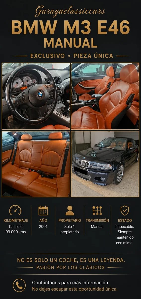 M3 e46 Manual 99.000 kms - foto 1