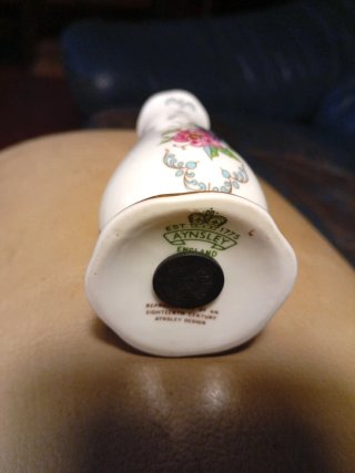 Salero/Pimentero Aynsley Porcelana Inglesa