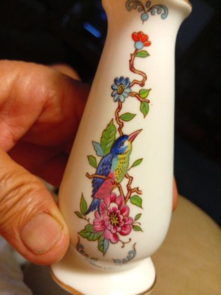 Salero/Pimentero Aynsley Porcelana Inglesa