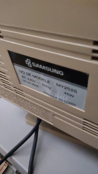 Ordenador Samsung Antiguo Beige/Gris