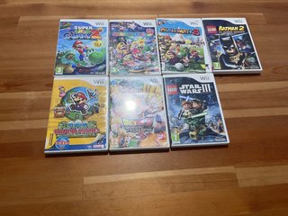 Pack 5 Videojuegos Wii: Mario, Lego, Dragon Ball