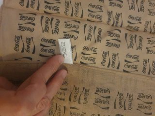 Foulard/bandana Coca-Cola beige scuro