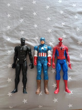 Figuras Superhéroes Marvel (3 uds)